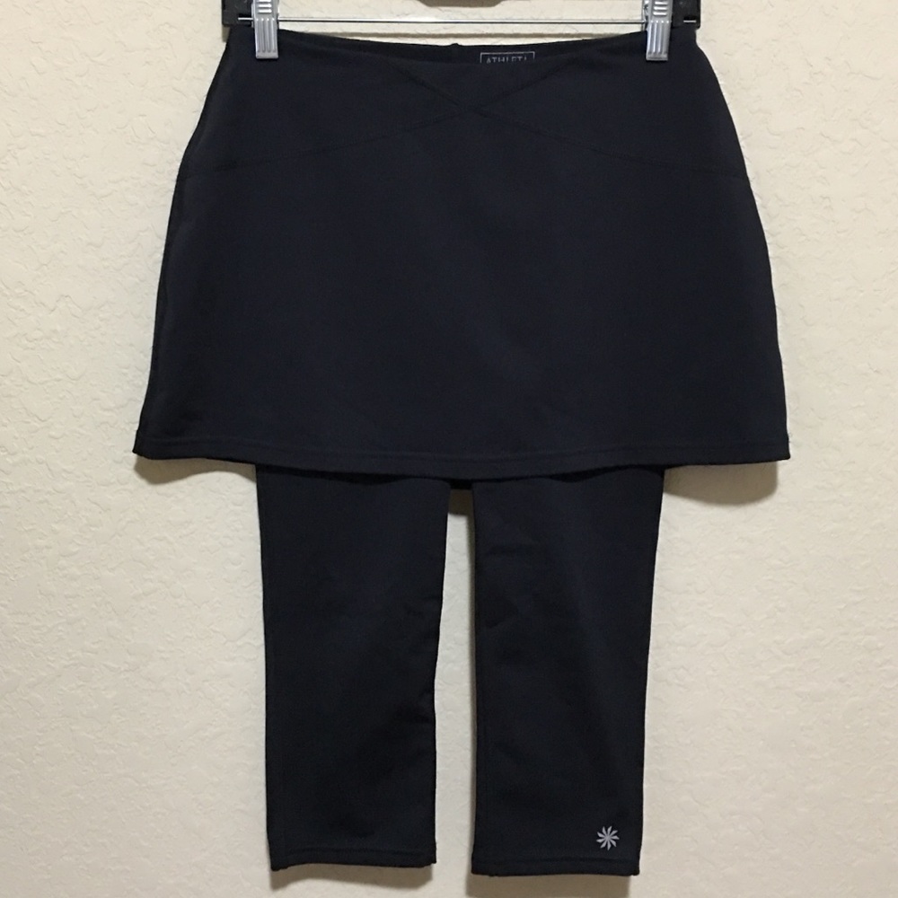 NWOT Athleta 2-1 skirt cropped leggings